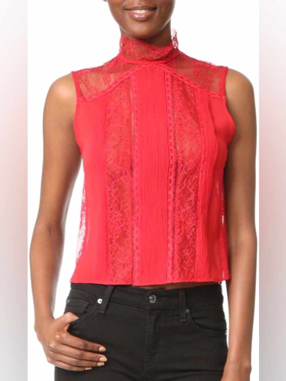 Alice & Olivia Janette Top size M